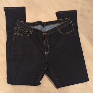 Lane Bryant 24 Dark Blue Low Rise Skinny Jeans LN